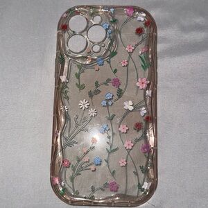 Floral Clear Phone Case